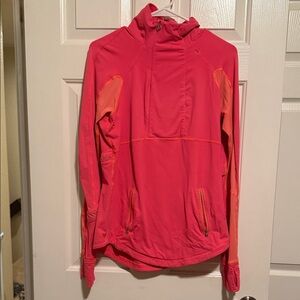 FLAW Lululemon Women's 10 Pink and Orange Athletic Jacket